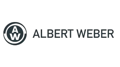 Albert Weber Logo Schwarz-weiss