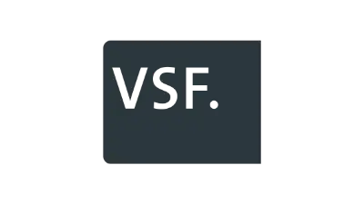 VSF. Logo Schwarz weiss