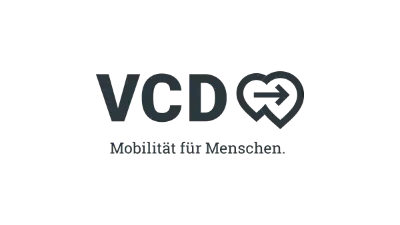 VCD Mobilität für Menschen Logo schwarz-weiss