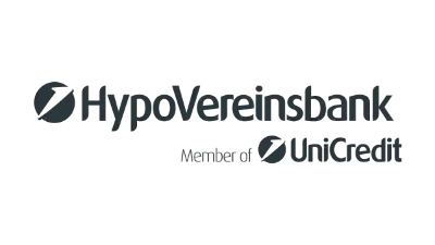 Hypo Vereinsbank Logo schwarz-weiss