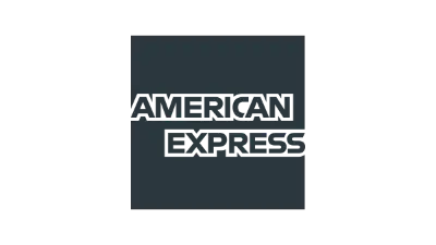 American Express Logo Schwarz-weiss