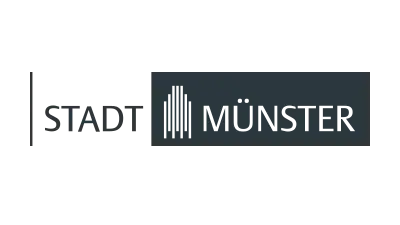 Stadt Münster Logo Schwarz-weiss